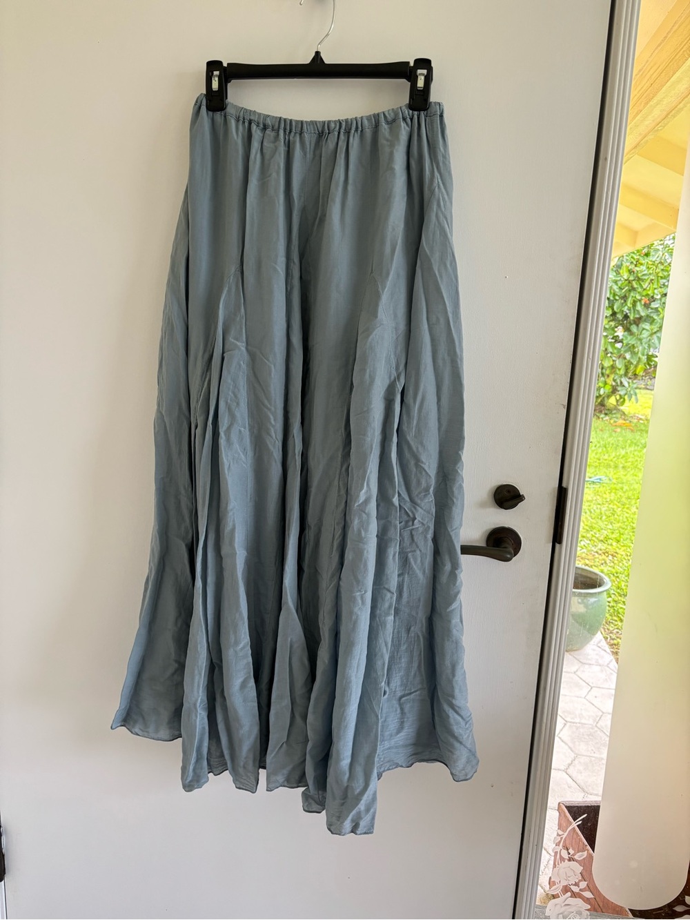 CP Shades Lily Cotton Silk Maxi Skirt boho quiet luxury feminine